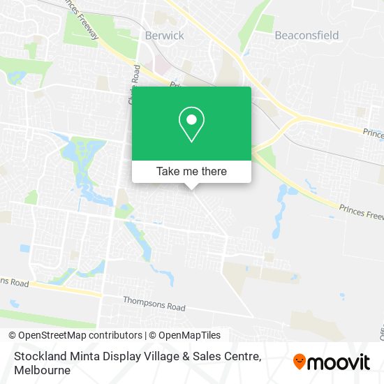 Stockland Minta Display Village & Sales Centre map