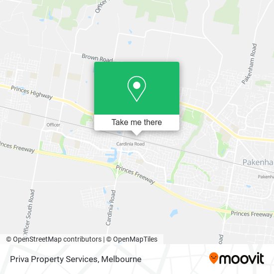 Priva Property Services map