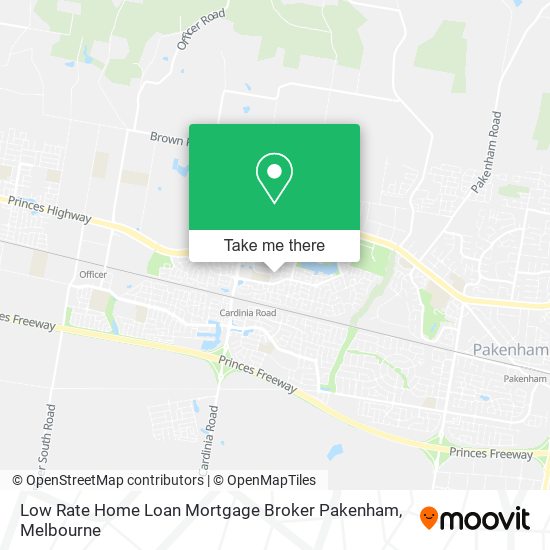 Low Rate Home Loan Mortgage Broker Pakenham map