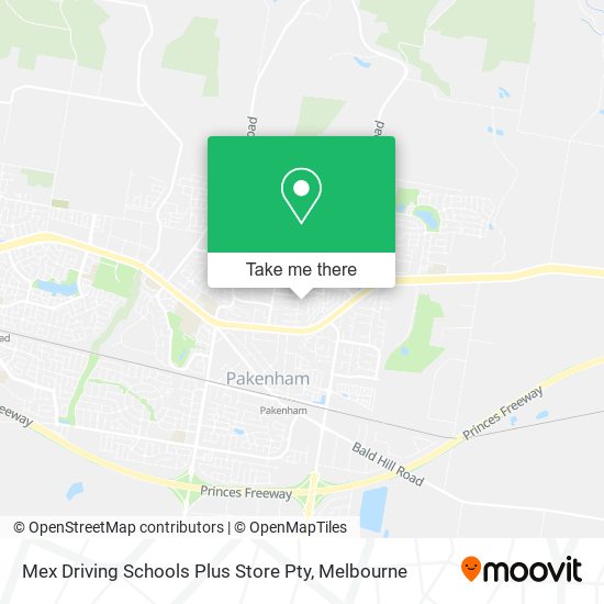Mex Driving Schools Plus Store Pty map