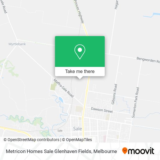 Metricon Homes Sale Glenhaven Fields map