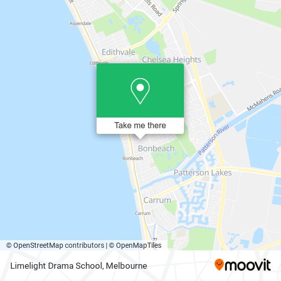 Limelight Drama School map