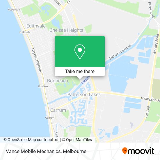 Vance Mobile Mechanics map