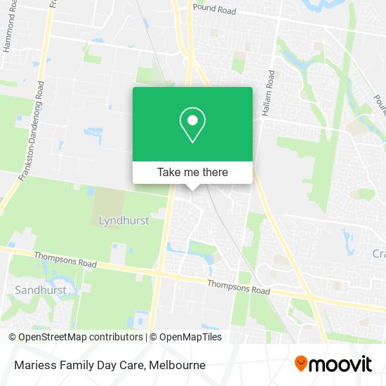 Mariess Family Day Care map