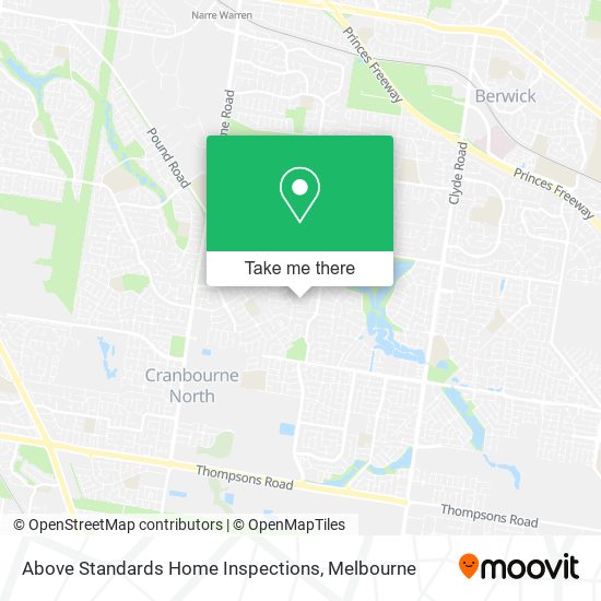 Above Standards Home Inspections map