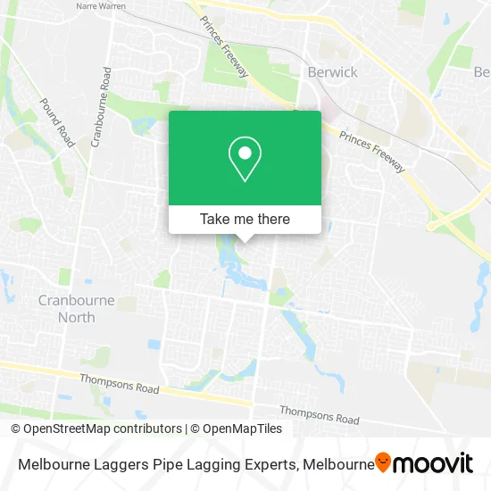 Melbourne Laggers Pipe Lagging Experts map