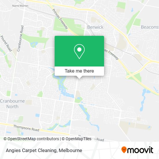 Angies Carpet Cleaning map