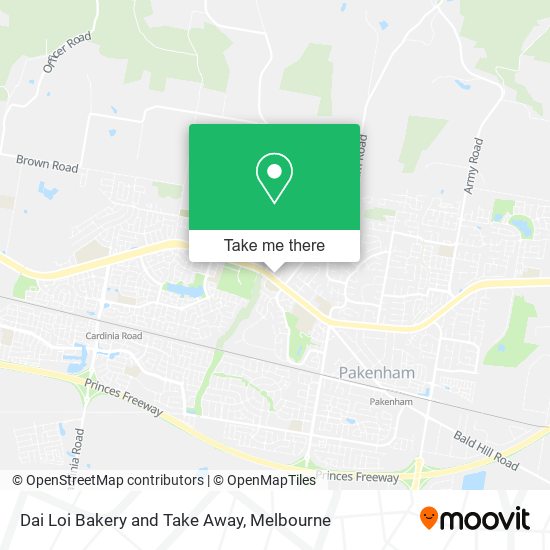 Dai Loi Bakery and Take Away map