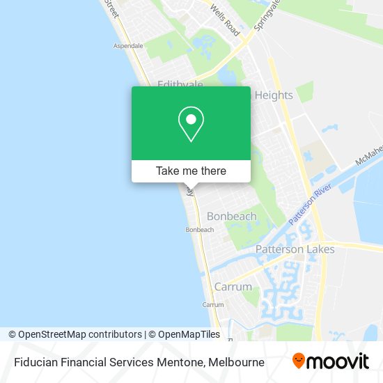 Mapa Fiducian Financial Services Mentone