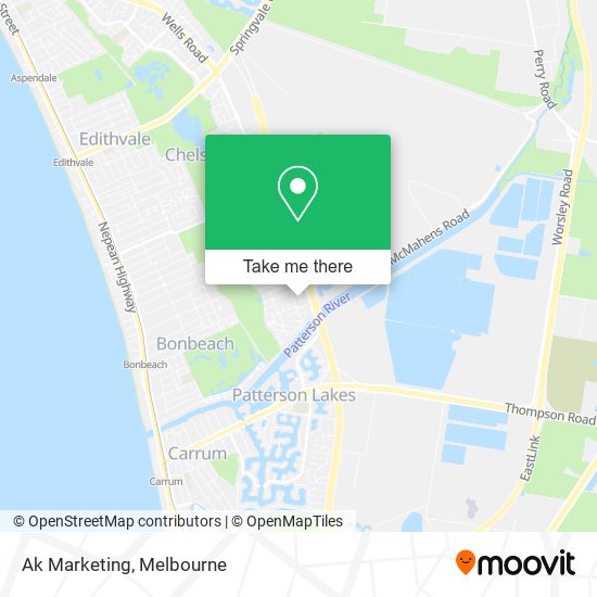 Ak Marketing map