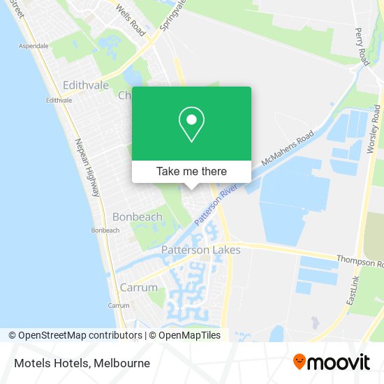 Motels Hotels map
