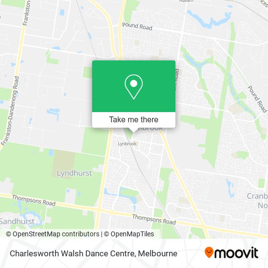 Charlesworth Walsh Dance Centre map
