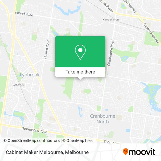 Cabinet Maker Melbourne map