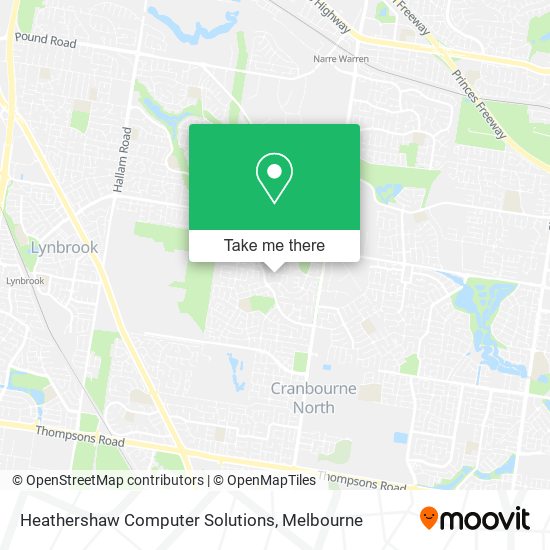 Heathershaw Computer Solutions map