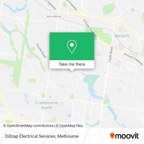 Dillzap Electrical Services map