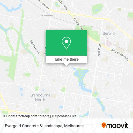 Evergold Concrete &Landscape map