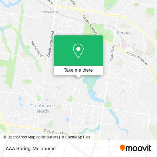 AAA Boring map