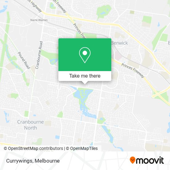Currywings map