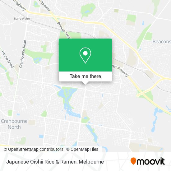 Japanese Oishii Rice & Ramen map