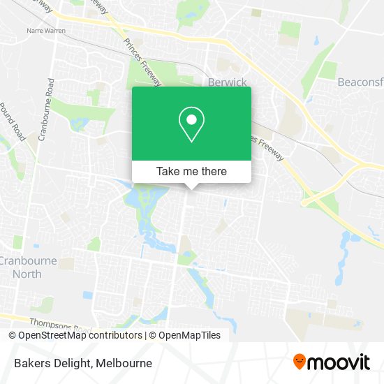 Bakers Delight map