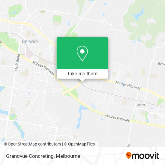 Grandvue Concreting map