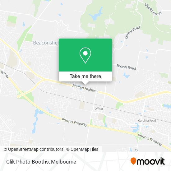 Clik Photo Booths map