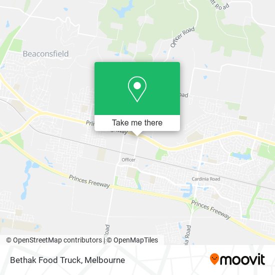 Bethak Food Truck map