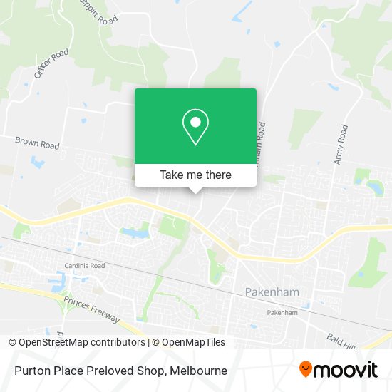 Purton Place Preloved Shop map