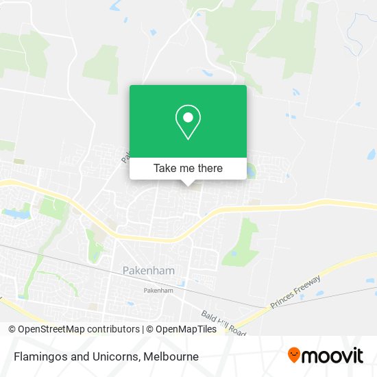 Flamingos and Unicorns map