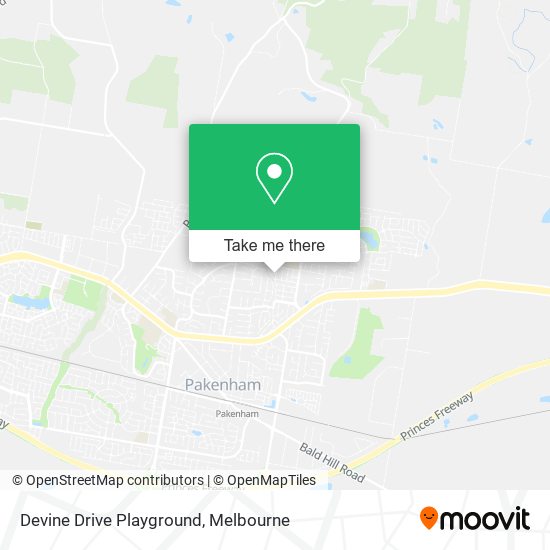 Devine Drive Playground map
