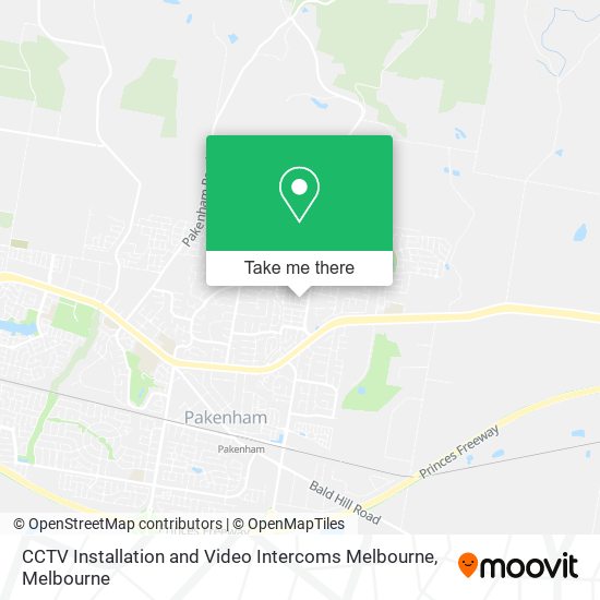 CCTV Installation and Video Intercoms Melbourne map