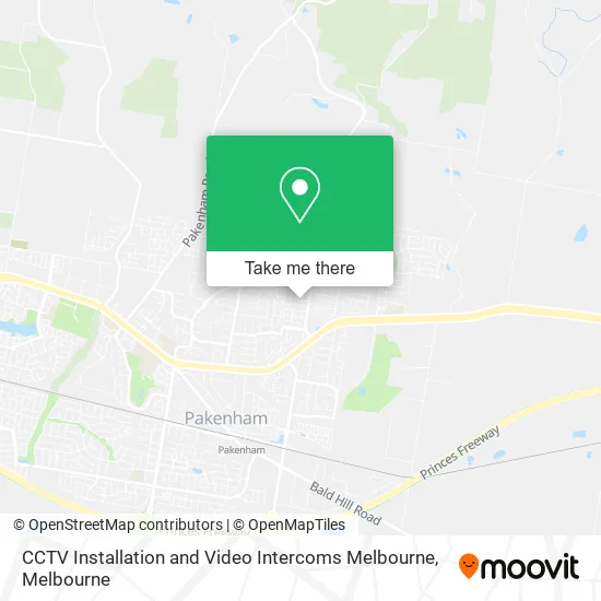 Mapa CCTV Installation and Video Intercoms Melbourne