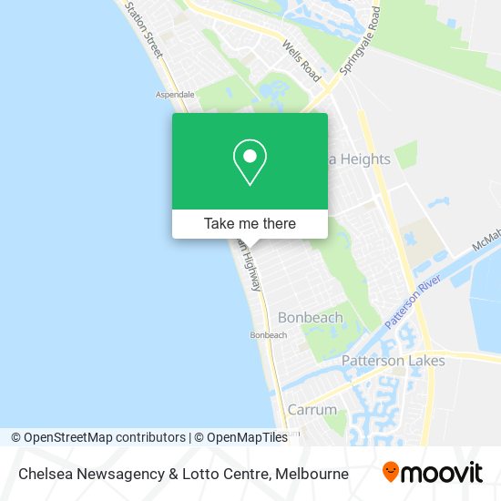 Chelsea Newsagency & Lotto Centre map