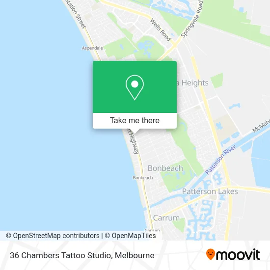 36 Chambers Tattoo Studio map