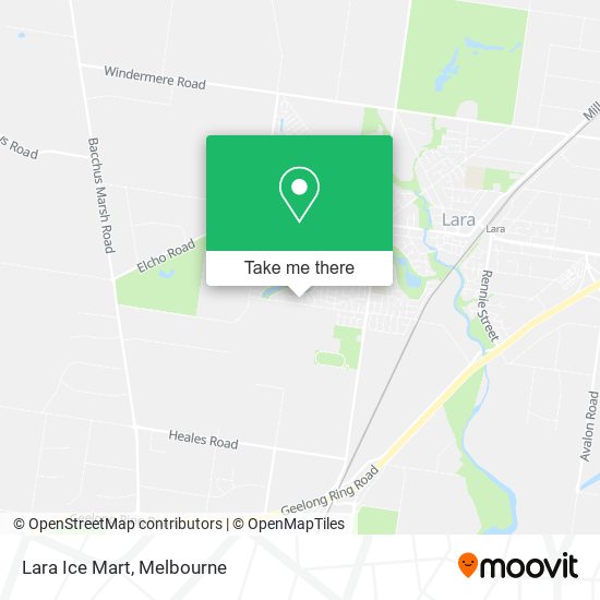 Lara Ice Mart map