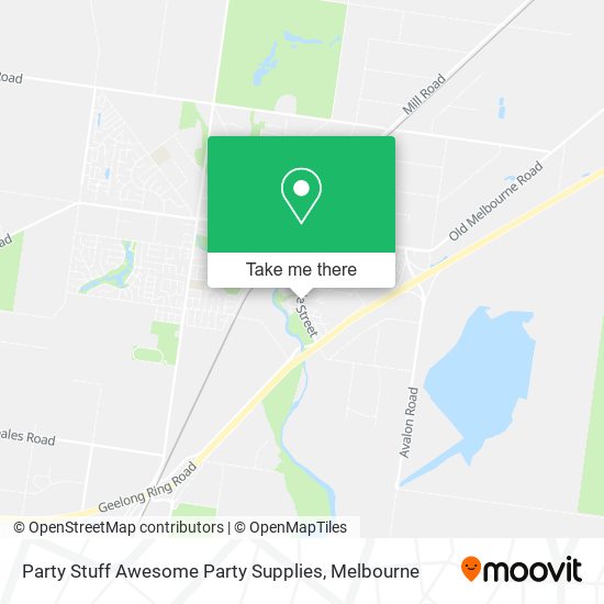 Party Stuff Awesome Party Supplies map