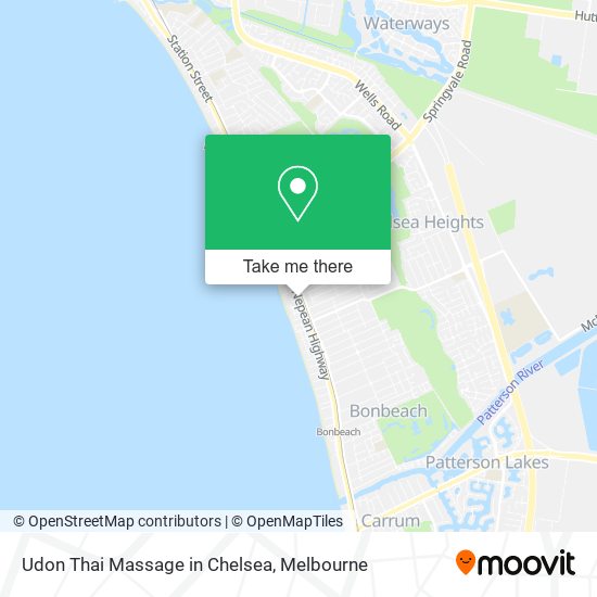 Udon Thai Massage in Chelsea map