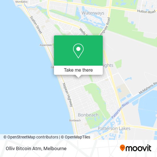 Olliv Bitcoin Atm map