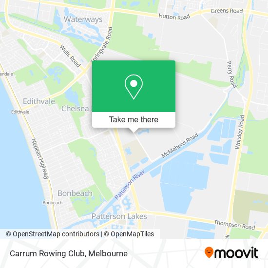 Carrum Rowing Club map