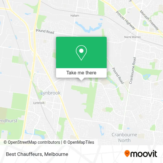 Mapa Best Chauffeurs