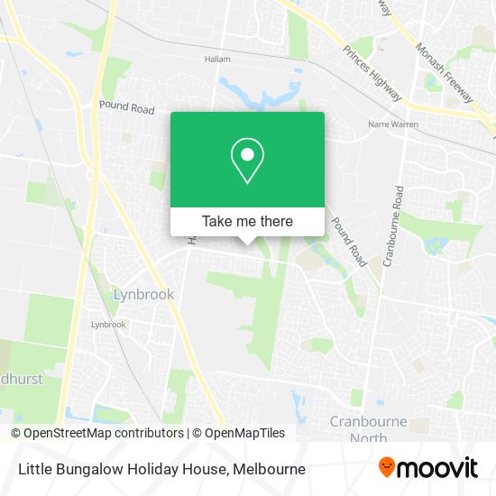 Little Bungalow Holiday House map