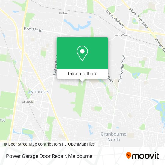 Power Garage Door Repair map