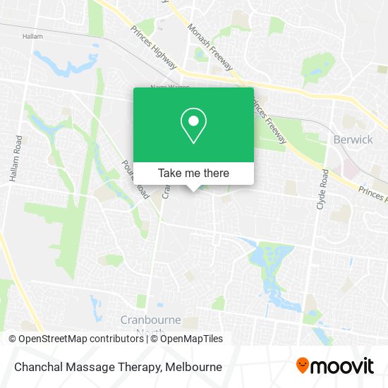 Mapa Chanchal Massage Therapy