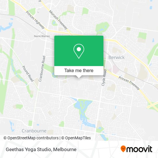 Geethas Yoga Studio map