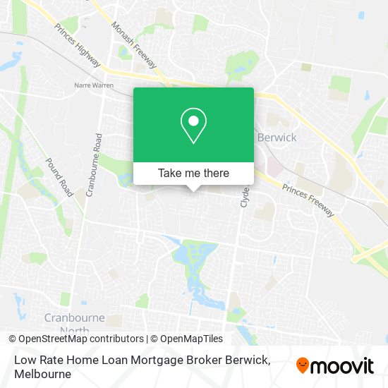 Low Rate Home Loan Mortgage Broker Berwick map