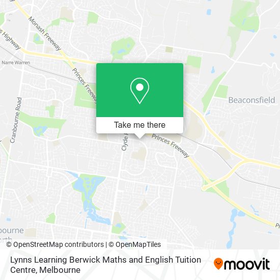 Lynns Learning Berwick Maths and English Tuition Centre map