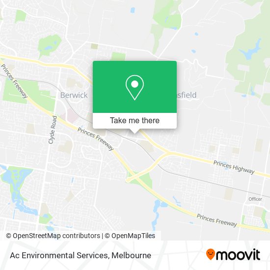 Ac Environmental Services map