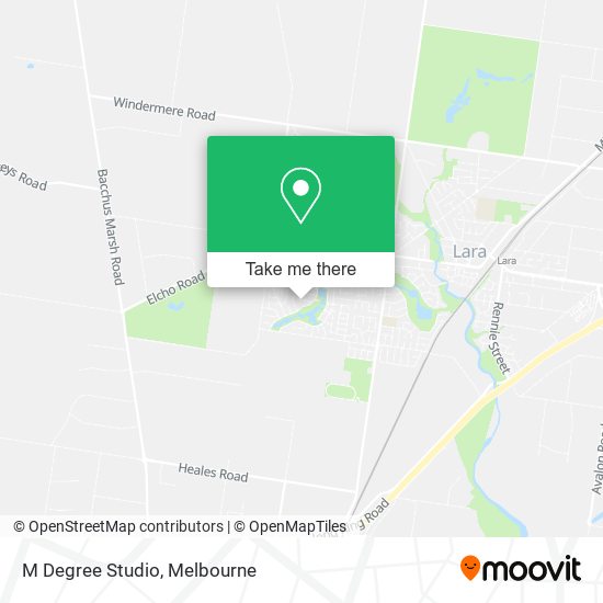 M Degree Studio map