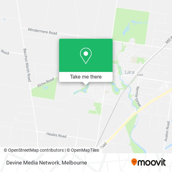 Devine Media Network map