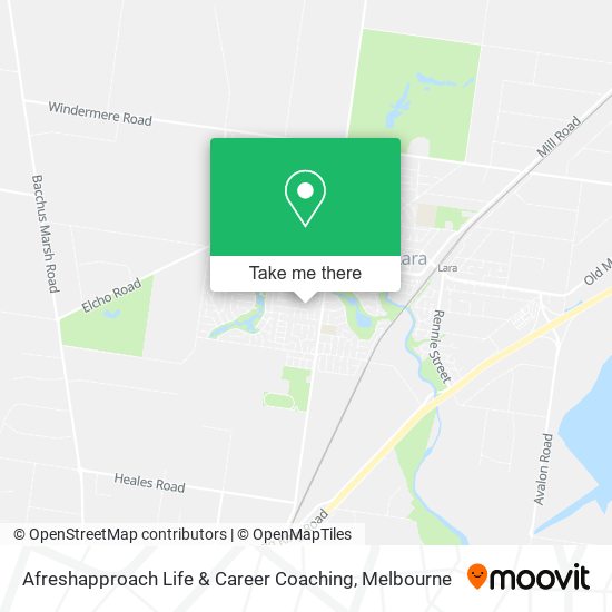 Afreshapproach Life & Career Coaching map